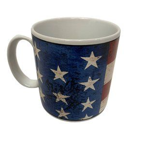 Vintage WARREN KIMBLE Coffee‎ Tea Cup Mug Colonial 1997 12Oz Multicolor Ceramic